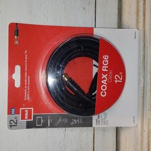 RCA 12 Foot Coax RG6 Cable